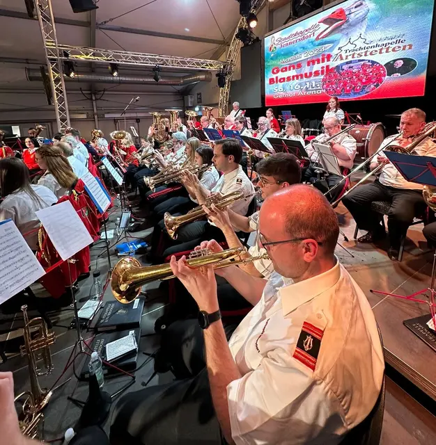 Gans mit Blasmusik | Foto: Stadtkapelle Jennersdorf