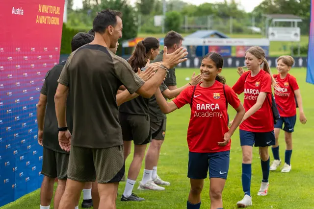 Trainer der Nachwuchsakademie des FC Barçelona weihen in die Geheimnisse des Fußballs ein. | Foto: Trabesinger Consulting e.U.