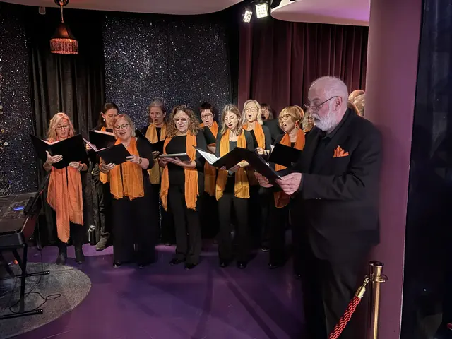 Musikalische Umrahmung durch Gesänge des Gospel-Chors "Gospelpower". | Foto: Kevin Gleichweit/MeinBezirk