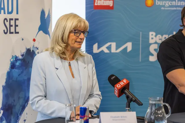Bürgermeisterin Böhm wies auf die Bedeutung der Sommerauftaktes hin. | Foto: Christian Steinbrenner