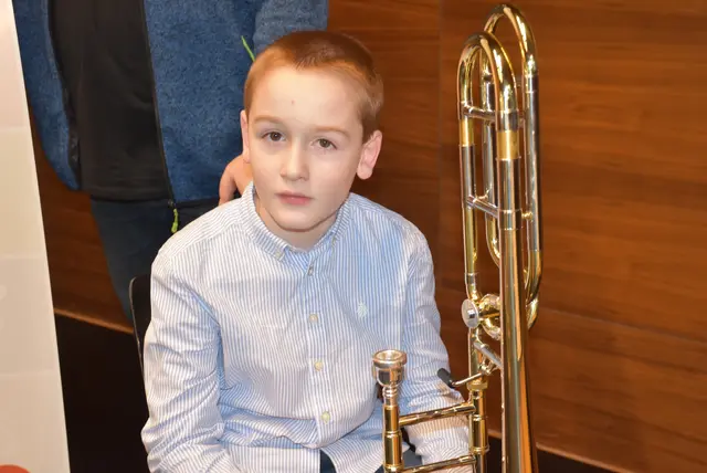 Tiefes Blech: Landesmusikschule Grein traf Anton Bruckner Privatuniversität. | Foto: Robert Zinterhof