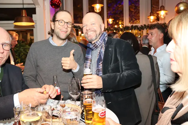 Schaute gerne vorbei: Klaus Krall (r.), Stadtmarketing Villach | Foto: MeinBezirk.at/Chiara Kresse