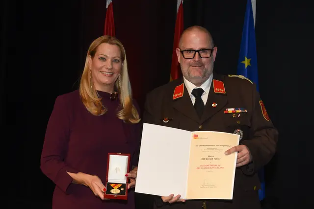 Goldene Medaille für Gerald Tobler  | Foto: Landesmedienservice Burgenland / Hafner