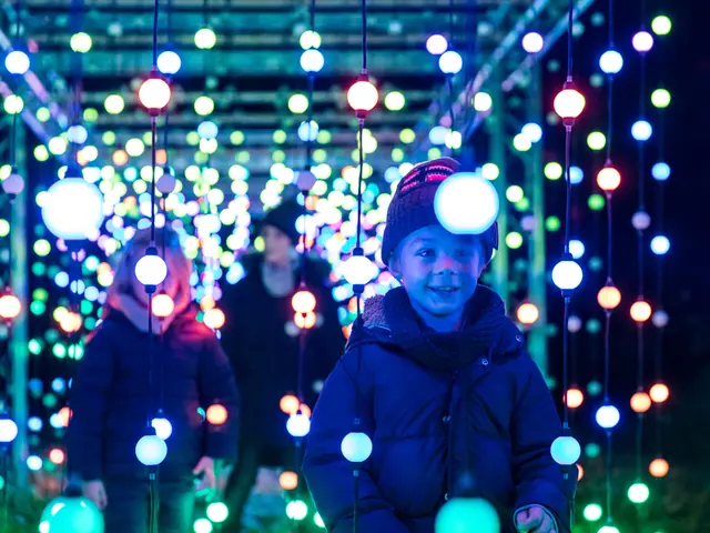 labyrinthartiger Ausgang aus dem Lichtergarten | Foto: illumina