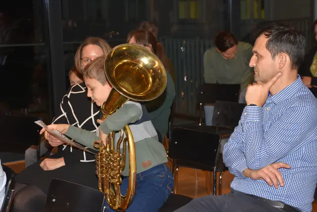 Tiefes Blech: Landesmusikschule Grein traf Anton Bruckner Privatuniversität. | Foto: Robert Zinterhof