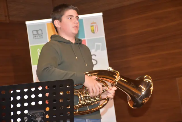 Tiefes Blech: Landesmusikschule Grein traf Anton Bruckner Privatuniversität. | Foto: Robert Zinterhof