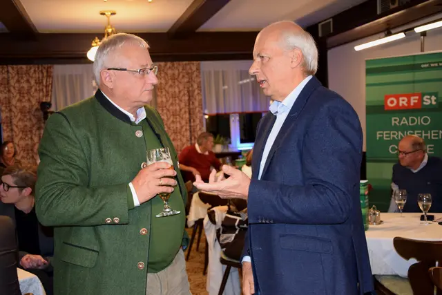 Bgm. Johann Posch und Bgm. Bernd Hermann im Gespräch | Foto: Josef Strohmeier