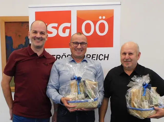 Heinz Strobl, Martin Aigner und Fritz Maislinger (v. l.). | Foto: FSG