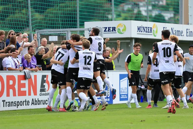 Voitsberger Jubel, den sahen die Fans im Herbst sehr oft. Nicht nur im ÖFB-Cup gegen die Wiener Austria. | Foto: GEPA-Pictures