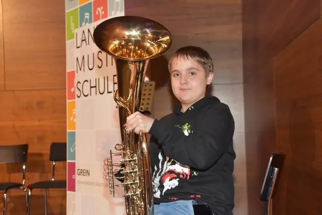 Tiefes Blech: Landesmusikschule Grein traf Anton Bruckner Privatuniversität. | Foto: Robert Zinterhof