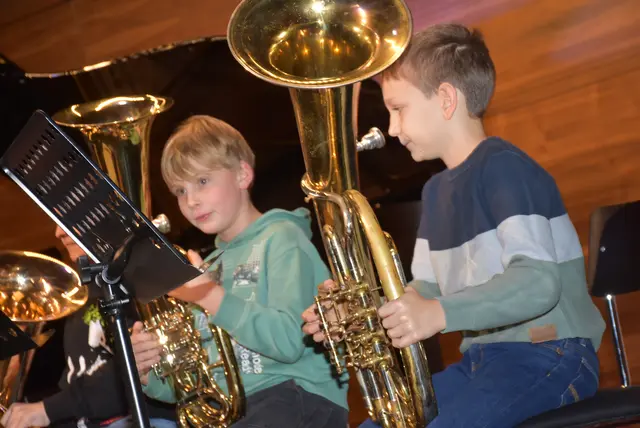 Tiefes Blech: Landesmusikschule Grein traf Anton Bruckner Privatuniversität. | Foto: Robert Zinterhof