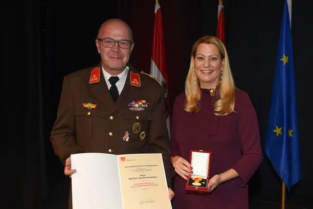 Goldene Medaille für Bernhard Kern. | Foto: Landesmedienservice Burgenland / Hafner