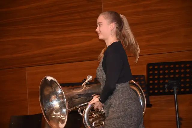 Tiefes Blech: Landesmusikschule Grein traf Anton Bruckner Privatuniversität. | Foto: Robert Zinterhof