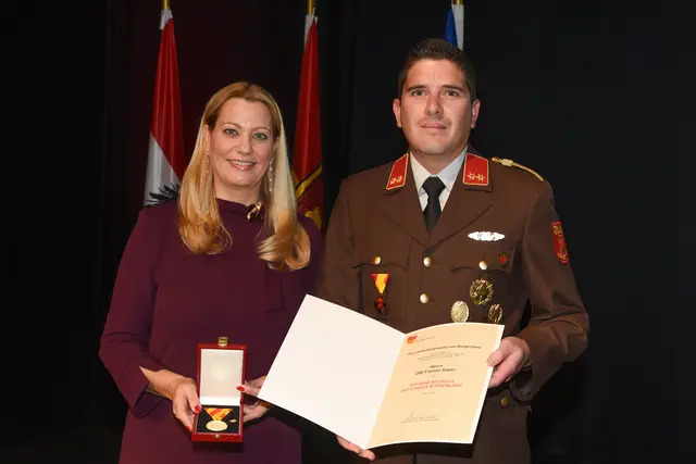 Goldene Medaille für Florian Seper. | Foto: Landesmedienservice Burgenland / Hafner