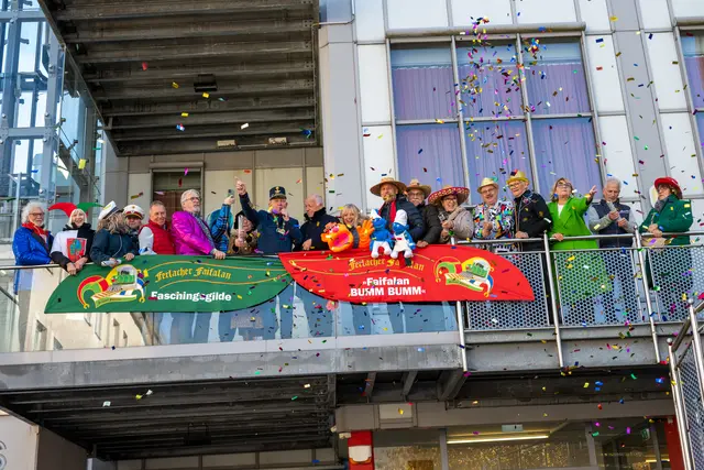 Die Ferlacher Faschingsgilde hieß die närrische Zeit willkommen.  | Foto: Dieter Arbeiter