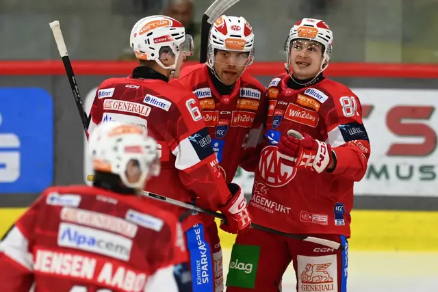 Der EC-KAC schafft am Mittwochabend einen 5:3-Heimsieg . | Foto: EC-KAC/Florian Pessentheiner