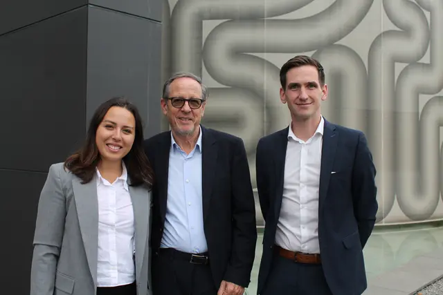 Junior Executive Nicole Bremstaller, Geschäftsführer Herbert B. Bremstaller und Vertriebsleiter Fabian Eichhorn blicken positiv in die Zukunft des Unternehmens. | Foto: MeinBezirk/Cornelia Karrer