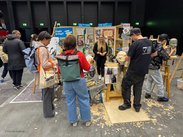 Die Fachschule für Kunsthandwerk und Design präsentierte sich erfolgreich auf der Ausbildungsmesse in Dornbirn.