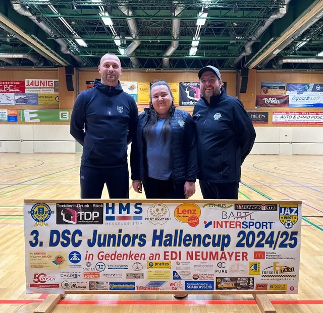 Das Organisationsteam Patrick Knappitsch, Marie und David Schneidler (v.l.) | Foto: DSC Juniors