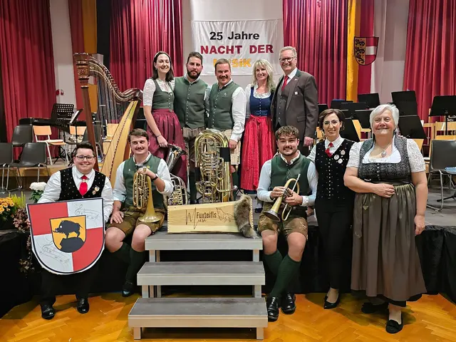 Die Marktmusik Eberstein feierte mit „Fuxteiflsmusi“ und „Die Kärntner aus Maria Wörth“ erfolgreich ihre 25-jährige "Nacht der Musik". | Foto: MM Eberstein