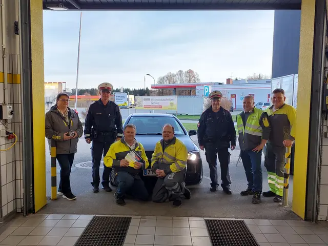 In Gmünd wurde die Licht-Aktion am 11. November durchgeführt. | Foto: ÖAMTC