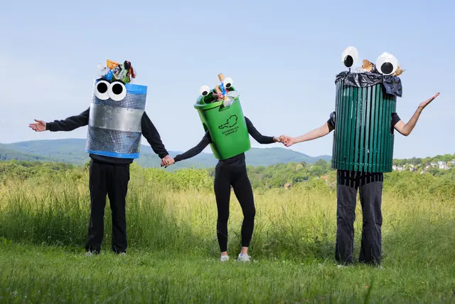 Die TrashBusters sind lebendige Mistkübel. | Foto: Alex Gotter