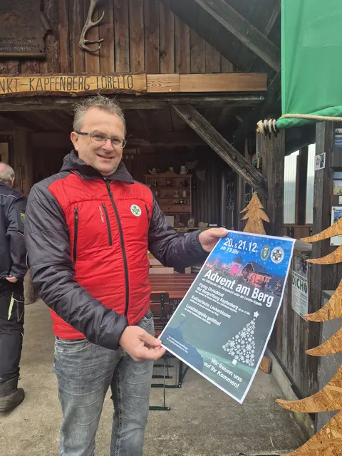 Günter Trub freut sich auf das Flying Christkind und die Kinder, deren Augen wieder leuchten werden.