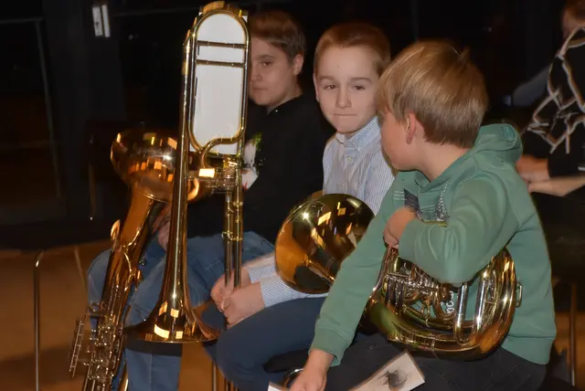 Tiefes Blech: Landesmusikschule Grein traf Anton Bruckner Privatuniversität. | Foto: Robert Zinterhof
