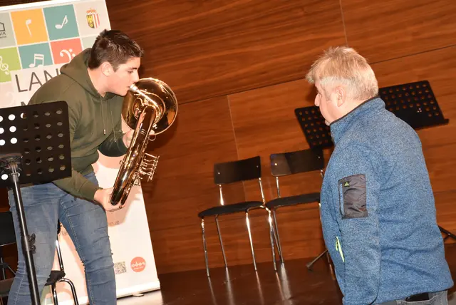Tiefes Blech: Landesmusikschule Grein traf Anton Bruckner Privatuniversität. | Foto: Robert Zinterhof