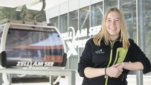Die Saalfeldnerin Celina Schuster hat die Prüfung zum Betriebsleiter für Seilbahnen mit Bravour bestanden. | Foto: Andreas Hauch