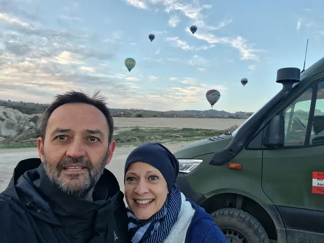 Harald Untersteiner und Martina Obletter beim Aufenthalt in Kappadokien im "Love Valley" in Göreme. Dort war man zu Beginn der Reise. | Foto: Harald Untersteiner