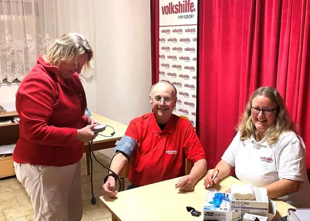 Gemessen wurden Blutzucker, Cholesterin und Blutdruck. | Foto: Volkshilfe