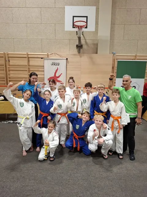 Die Nachwuchskämpfer des Judo Club Bruck/Mur geben bei den steirischen Mannschaftsmeisterschaften alles. | Foto: Judo Club Bruck/Mur