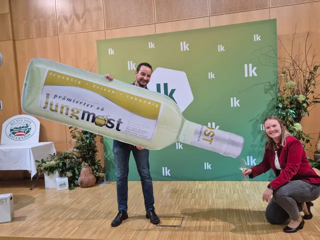 Kerstin und Daniel Zöchlinger legten 2024 mit dem Most los - und sie punkten mit hoher Qualität. | Foto: Johann Zöchlinger