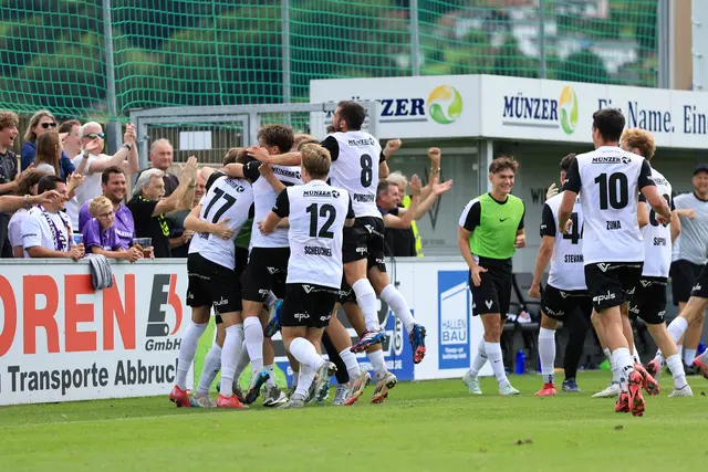 Voitsberger Jubel, den sahen die Fans im Herbst sehr oft. Nicht nur im ÖFB-Cup gegen die Wiener Austria. | Foto: GEPA-Pictures