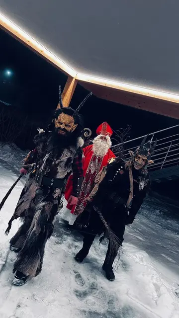Meloner Moor Teufeln mit Nikolaus | Foto: Meloner Moor Teufeln