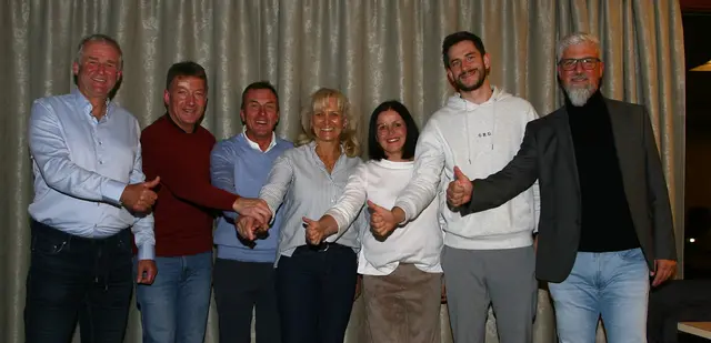 Hermann Nagiller, Gerd Agerer, Benny Pregenzer, Karoline Glück, Barbara Strolz, Gabriel Nairz, Christoph Patigler (v.l.n.r.) | Foto: TSV