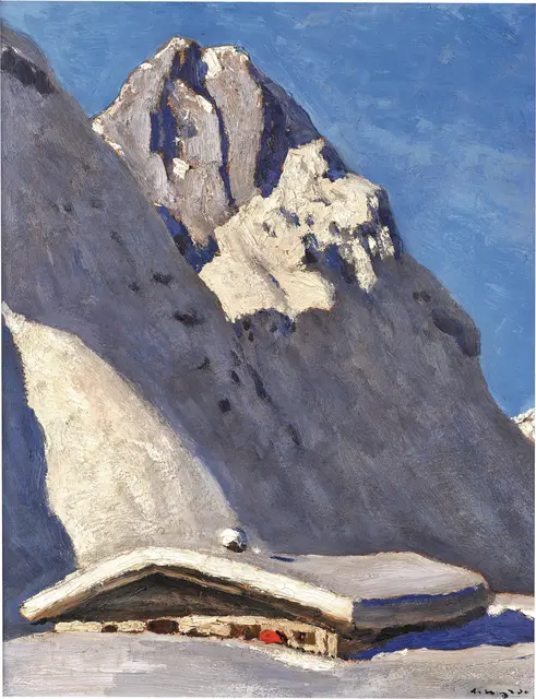 Alfons Walde (Oberndorf 1891–1958 Kitzbühel), "Maukalm mit Larcheckspitze", um 1935, Öl auf Holz, 57,7 x 45 cm, Schätzwert: 260.000 – 380.000 Euro. | Foto: Dorotheum