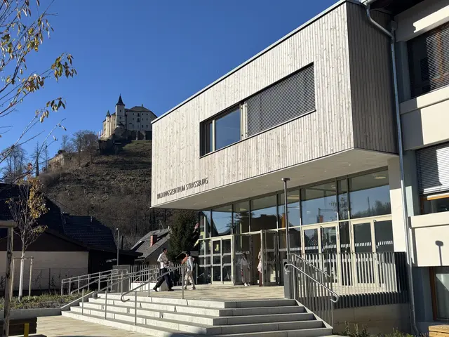 Das Bildungszentrum Straßburg vereint Kindergarten, Volksschule, Mittelschule – und auch die Musikschule profitiert. Kostenpunkt: rund 14,5 Millionen Euro | Foto: MeinBezirk/Katja Pagitz