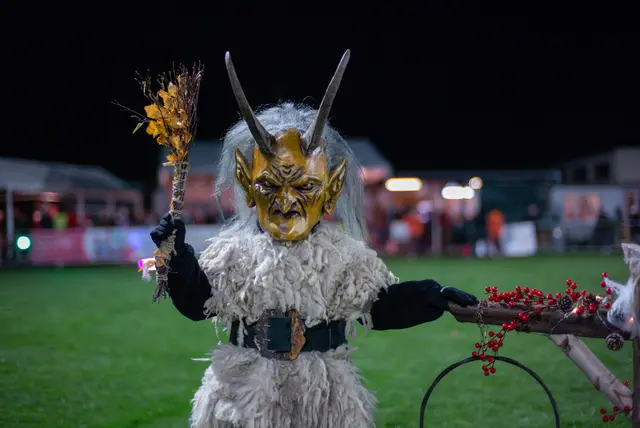 Der jüngste Kramperl am Pottschacher Sportplatz war Leon. | Foto: Santrucek