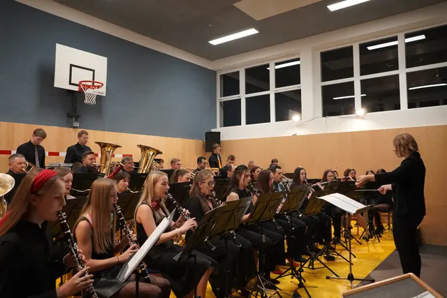 Volle Konzentration während des Auftritts