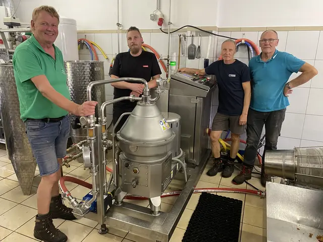 Die neue Zentrifuge der Obstpresse Bramberg. | Foto: Tauriska/Obstpresse