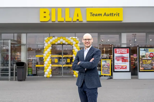 Der BILLA Markt in Kirchberg am Wagram steht ab sofort unter der Leitung von Kaufmann Fabian Auttrit. | Foto: BILLA AG / Robert Harson
