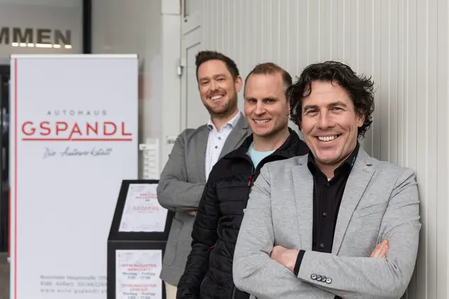 Autohaus Gspandl
Montag bis Freitag 7 bis 17 Uhr
Tel: 03144/22 43
office@autohaus-gspandl.at
www.autohaus-gspandl.at | Foto: Autohaus Gspandl