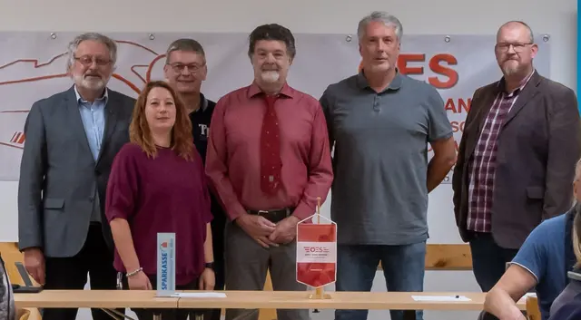 Mag. Hans Rankl (Präsident), Kerstin Sailer (Schriftführerin), Ing. Gerhard Kisser (Kontrolle), Gerald Hofegger (Obmann), Ing. Johannes Schedl (Kassier) und Ing. Robert Schöller (Schriftführer-Stellvertreter) | Foto: ESV