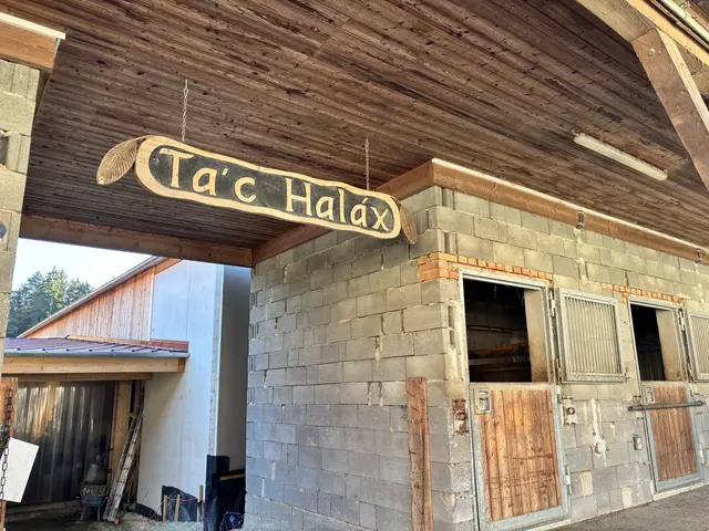 Auf dem Hof begrüßt einen das Schild mit „Ta'c Haláx" , was so viel wie Herzlich Willkommen heißt.  | Foto: MeinBezirk/Leonie Herrmann