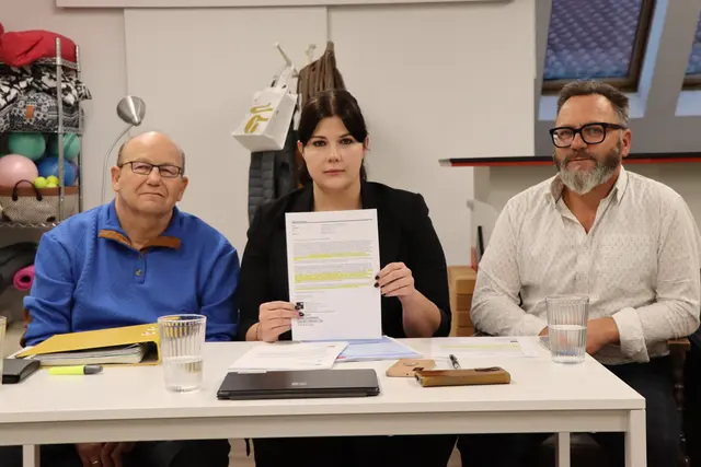 Fraktion "Wir für Wörgl – Liste Roland Ponholzer" erhebt erneut Vorwürfe gegen die Stadtführung: Walter Altmann, Patricia Kofler und Gottfried Schneider (v.l.). | Foto: Christiane Nimpf