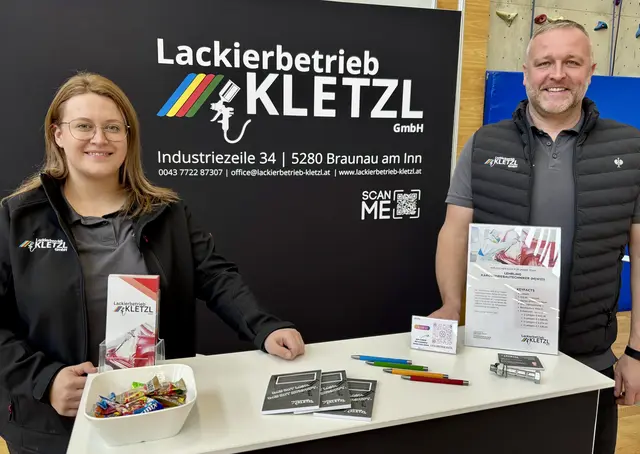 Verena Burggraf und Martin Feichtenschlager, Lackierbetrieb Kletzl | Foto: MeinBezirk/Barbara Ebner