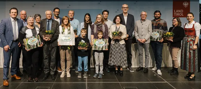 Im Bezirk Landeck wurden heuer sechs Gärten ausgezeichnet. | Foto: Tiroler Bildungsforum/Hörtnagl