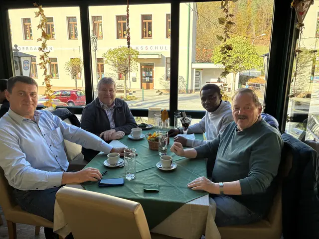 Josef Goll, Wolfgang Scharinger, Kaplan Bartolomus Okwuegbu, Franz Pfeifer | Foto: Scharinger
